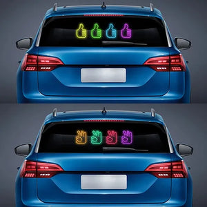 MANO CON LUCES LED PARA AUTO
